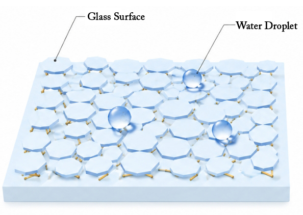 Conventional Glass Coating Structure